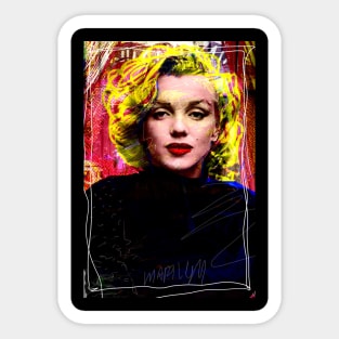 Marilyn Sticker